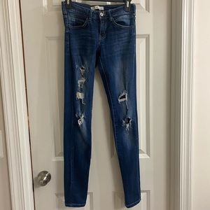 Kan can mid rise skinny jeans